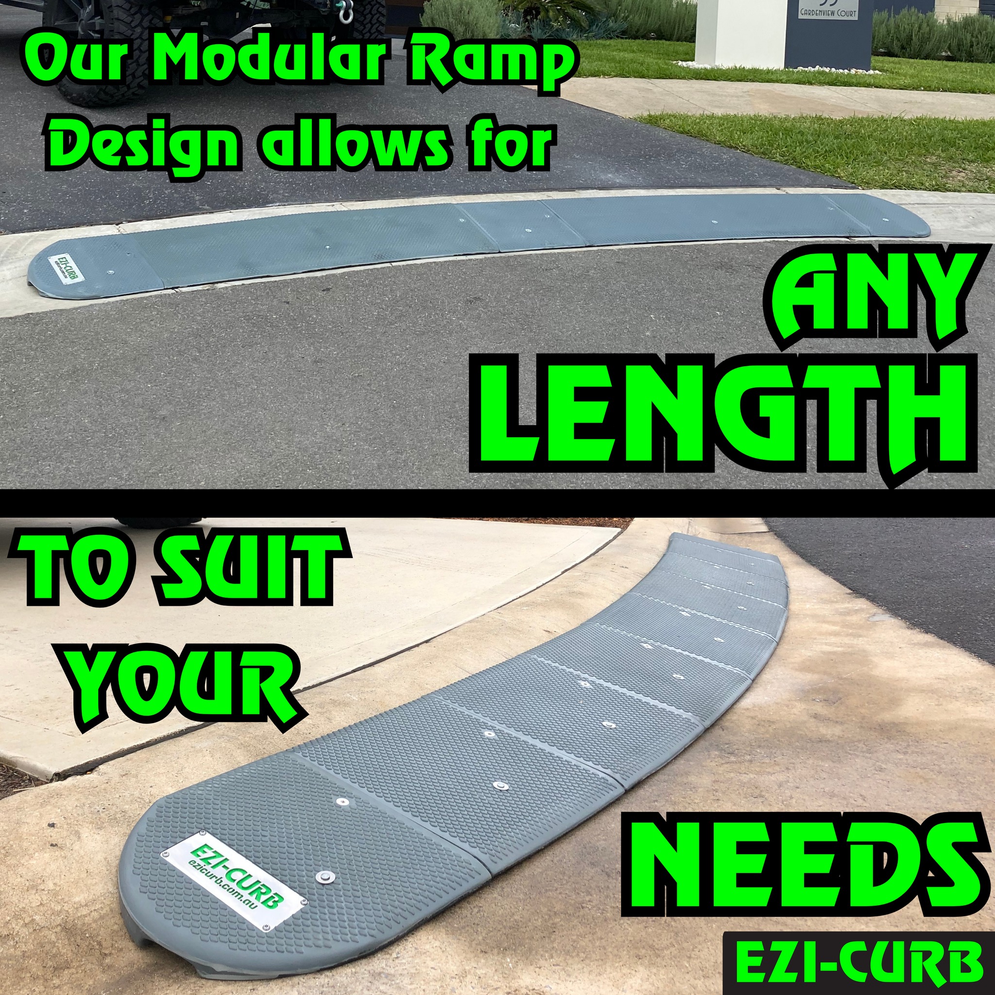 EZI-CURB - Our Ezi-Curb ramp's unique Modular Design...