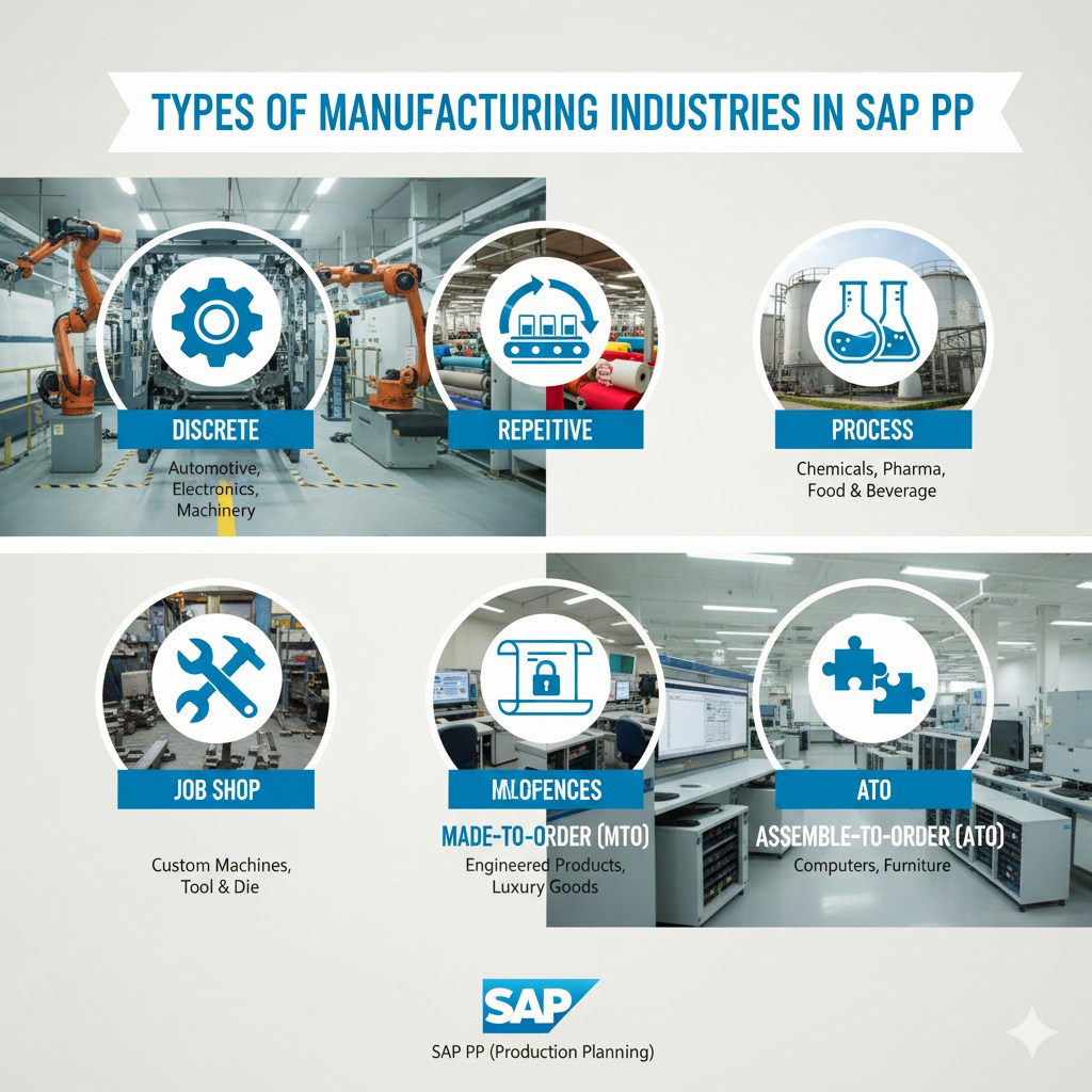 Comrades - 📘 Types of Manufacturing Industries in SAP PP ### **1 ...