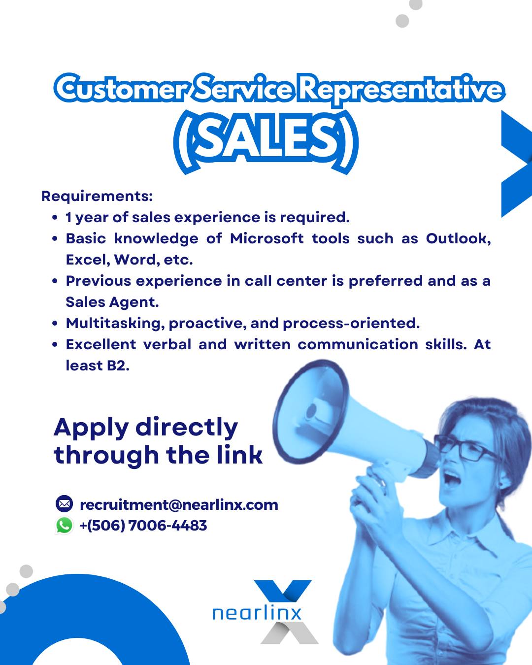 Call Center Trabajos Empleos Costa Rica | ¡Únete a NearLinx y lleva tu ...