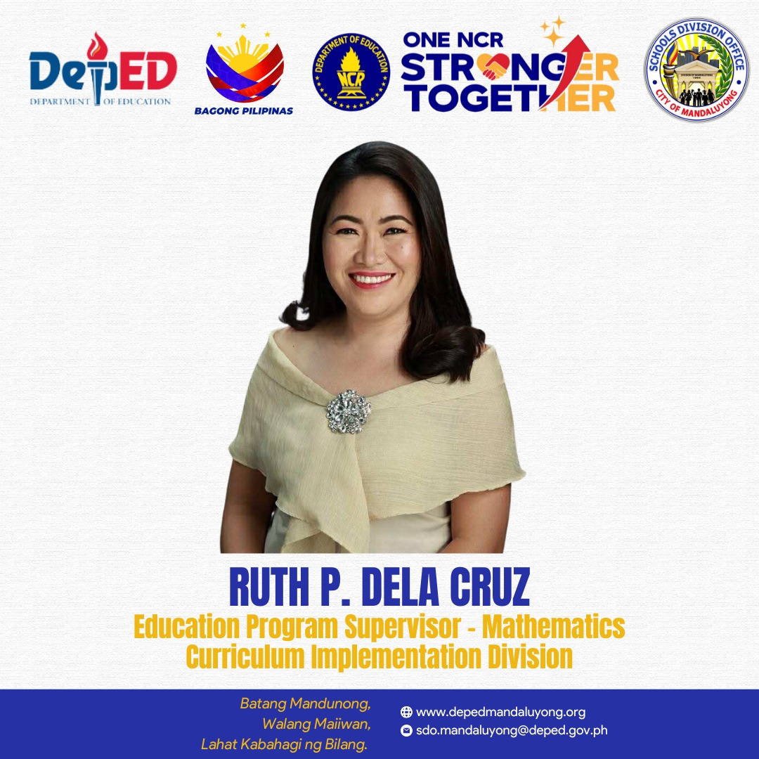 Congratulations, Ms. Ruth... - DepEd Tayo - Mandaluyong City | Facebook
