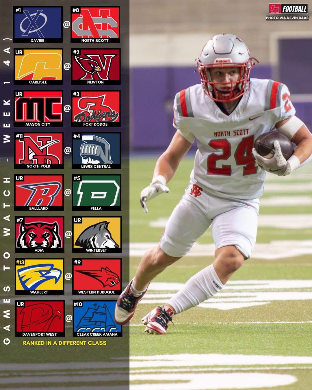 IAfootball - 🔥 4A GAMES TO WATCH 🔥 #IAfootball X #iahsfb | Facebook