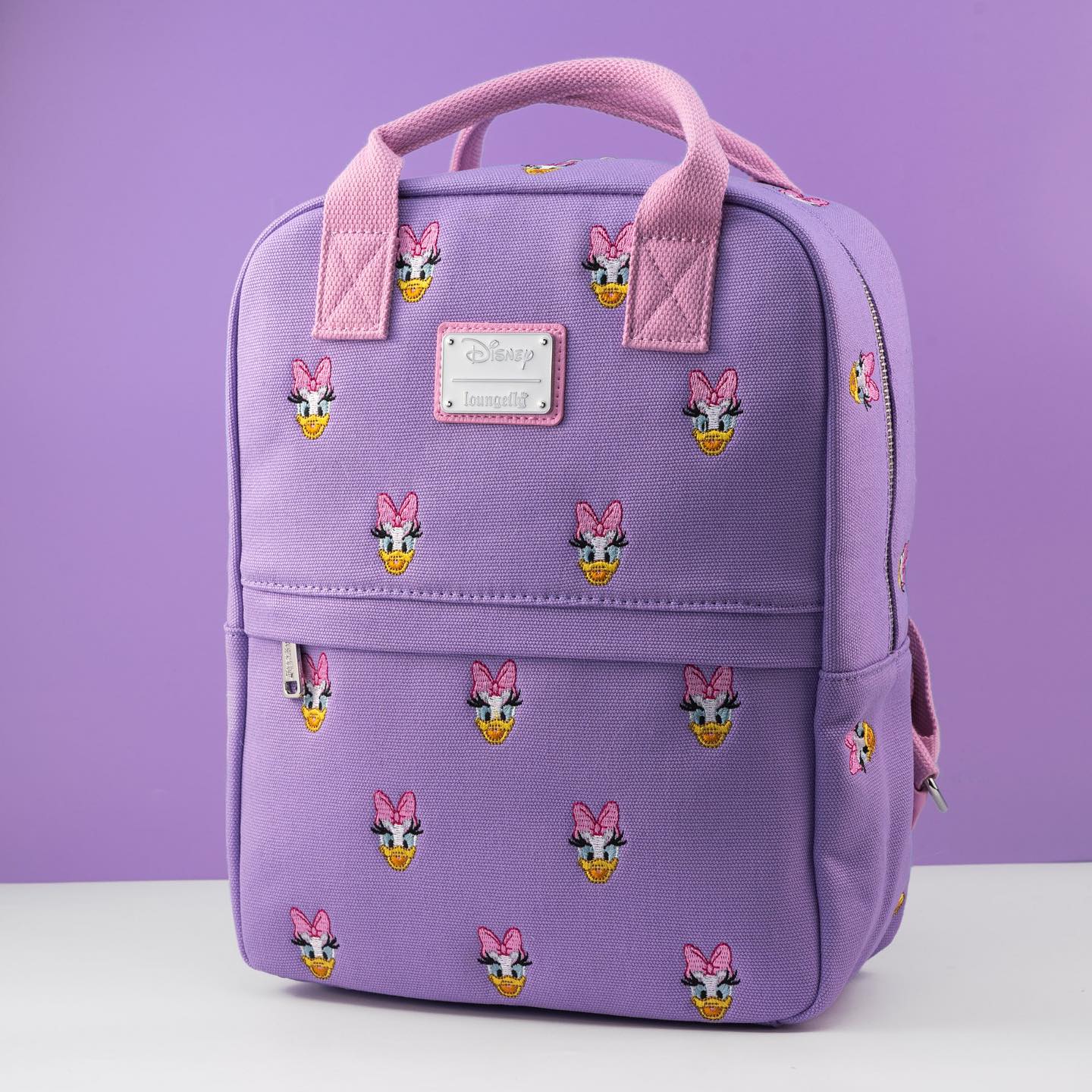 daisy duck mini backpack by loungefly 85th Anniversary Plush Mini-Backpack Step out in style with the Loungefly Disney Daisy Duck Plush Mini Backpack Loungefly Disney Minnie Mouse &