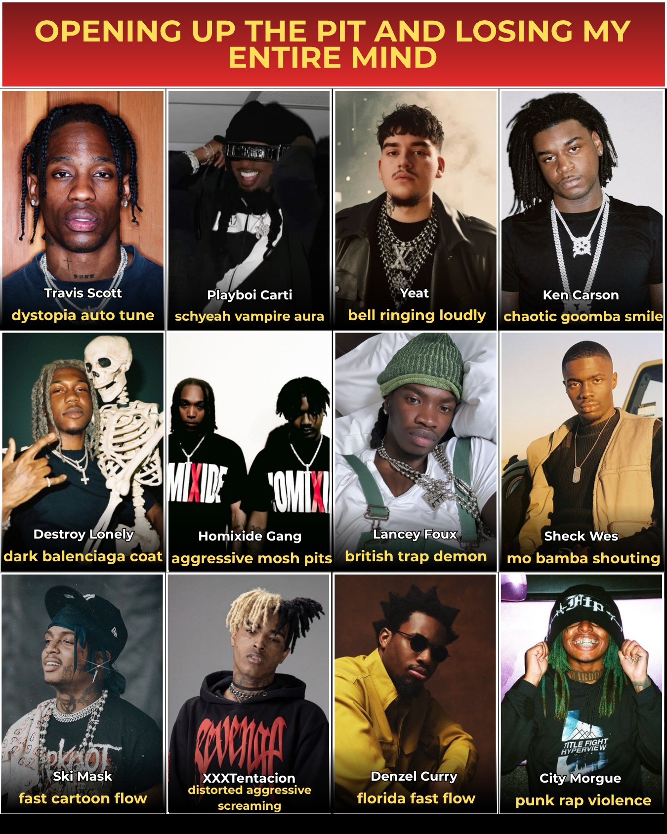Artists bringing chaos and energy to the music scene