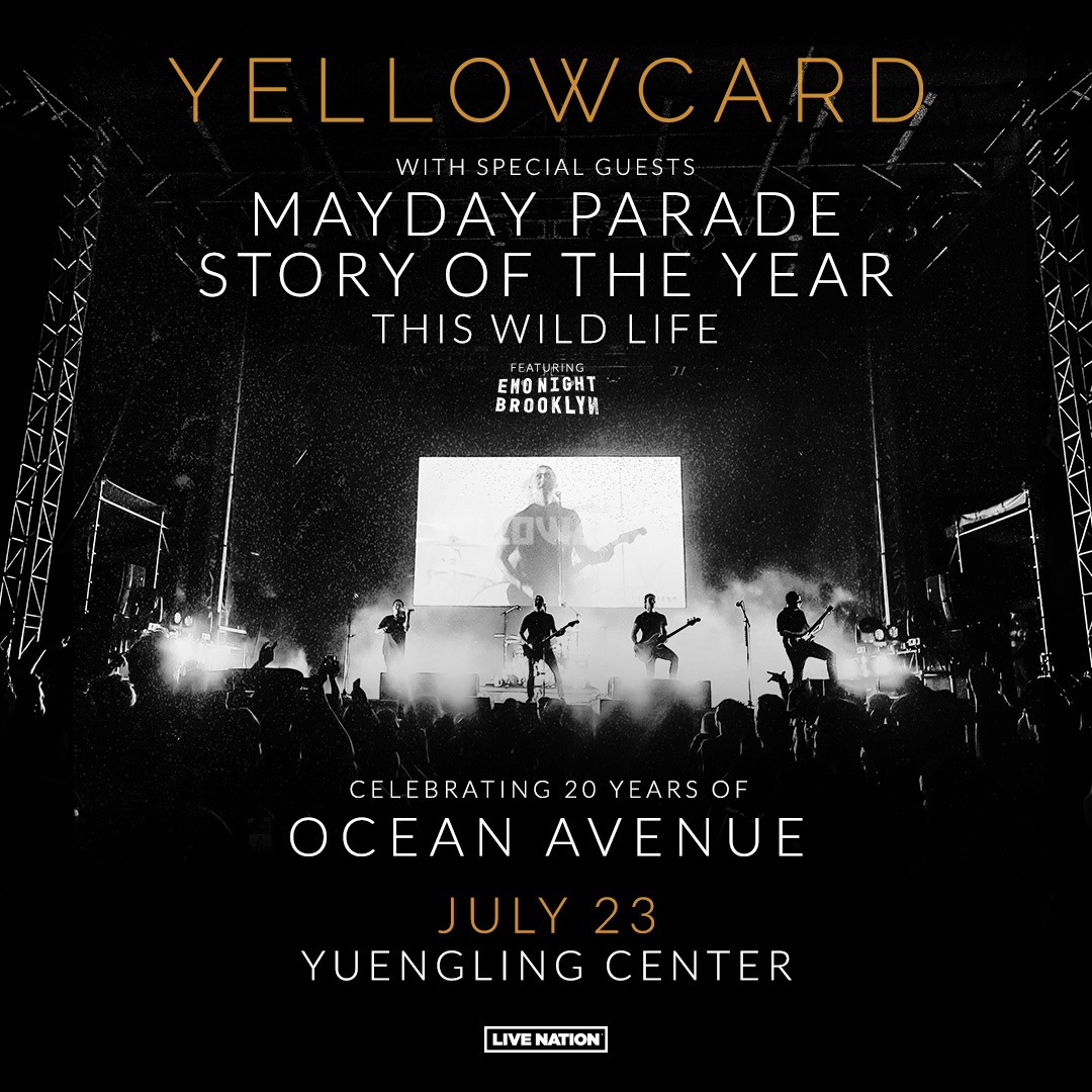 Yellowcard concert with Mayday Parade at Pavilion on July 12