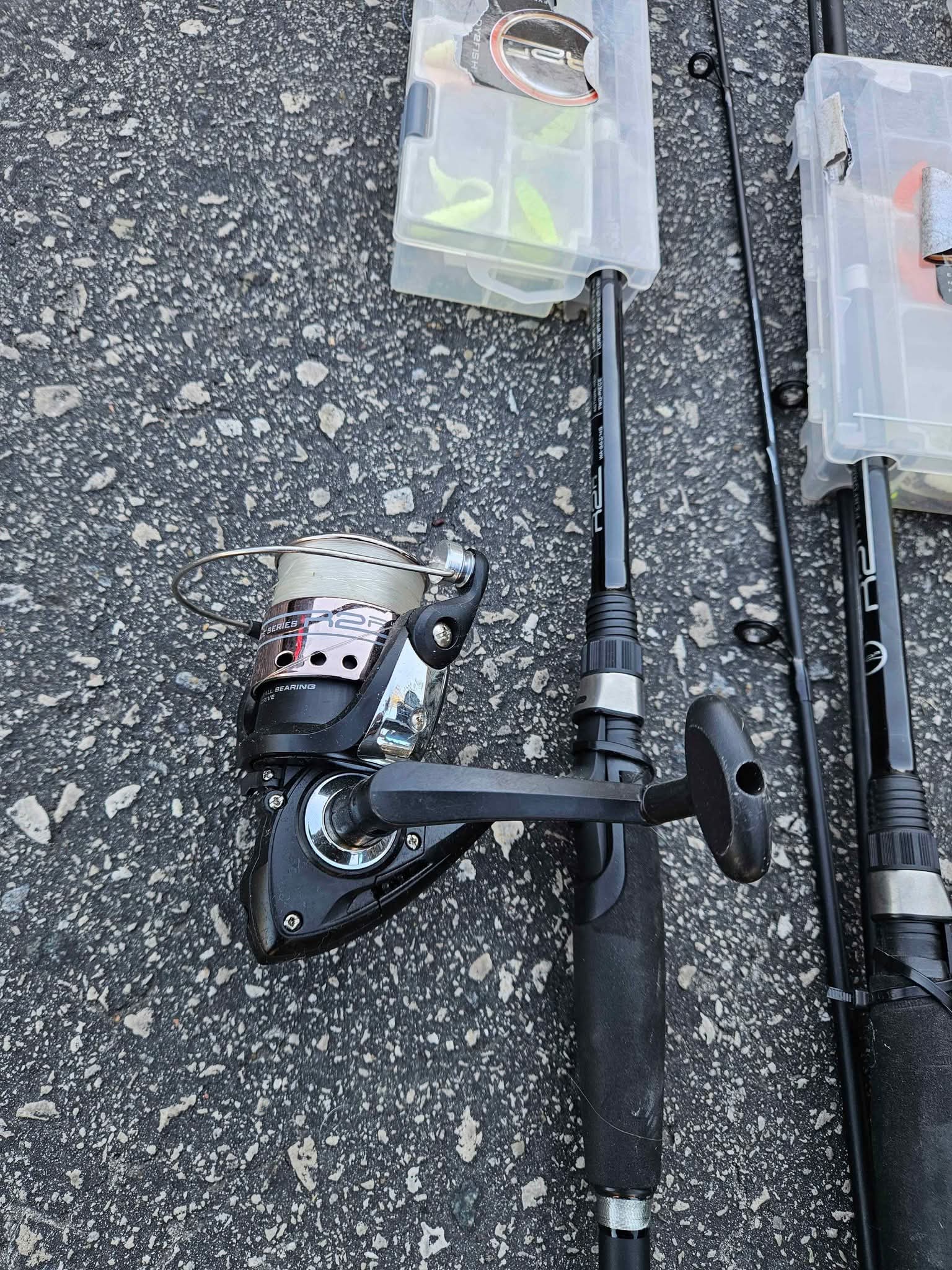 Used fishing rods with lure bait and gear - Fishing - Hamilton, Ontario ...