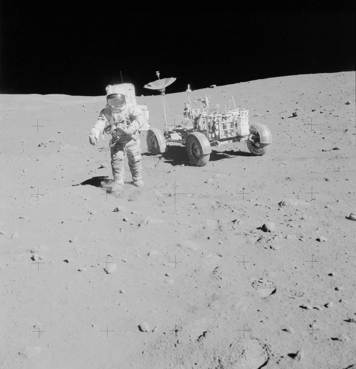 Interstellar - (2 Aug. 1971) --- Astronaut James B. Irwin, lunar module ...