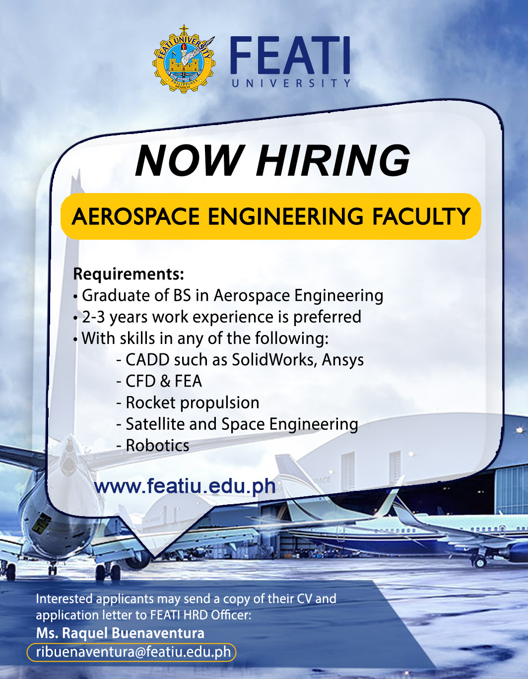 FEATI - Open position... we are hiring! | Facebook