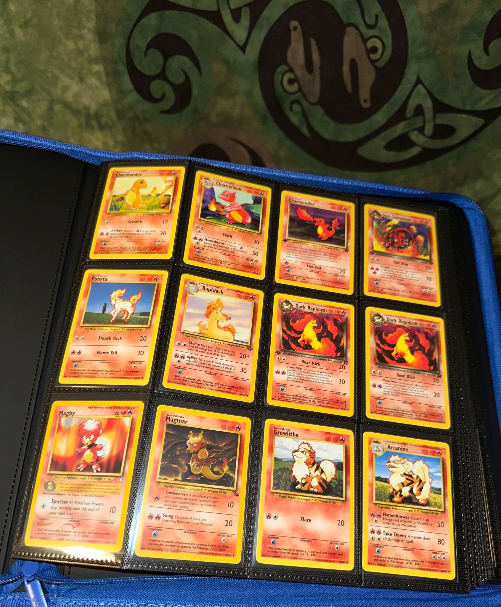 Vintage collectible card games for sale.