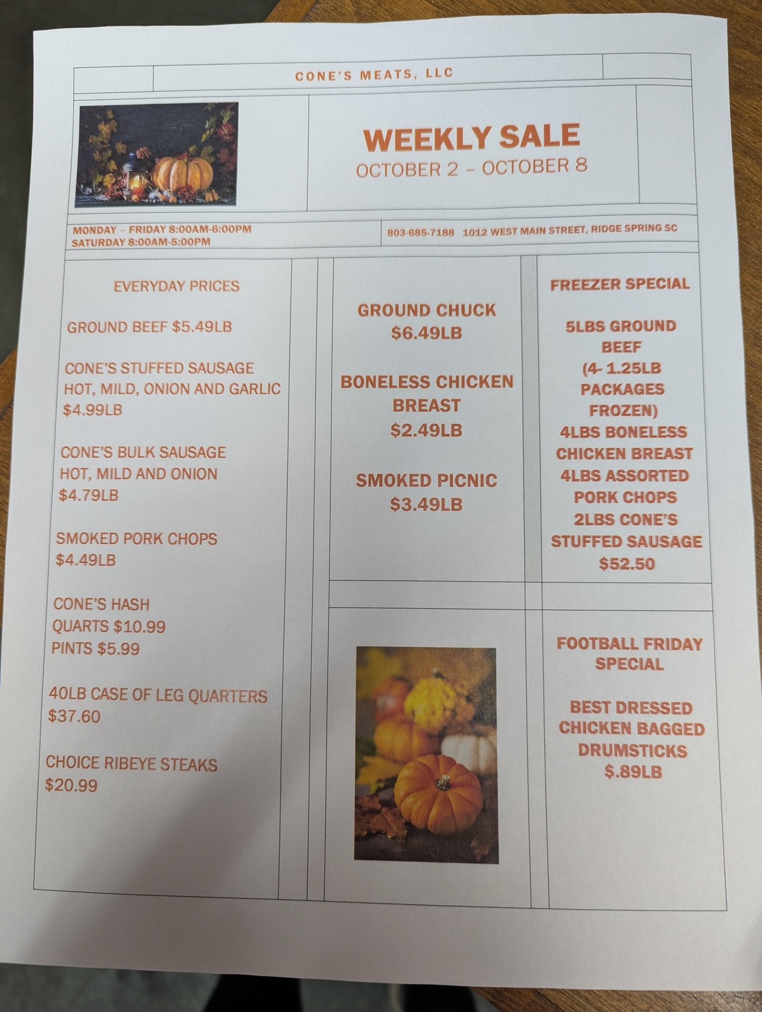 Cone's Meats, LLC added a new photo. - Cone's Meats, LLC