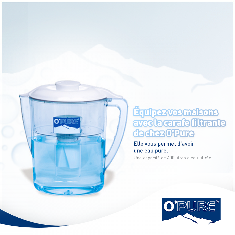 OPURE & RPUR - Équipez vos maisons d'une carafe filtrante... | Facebook