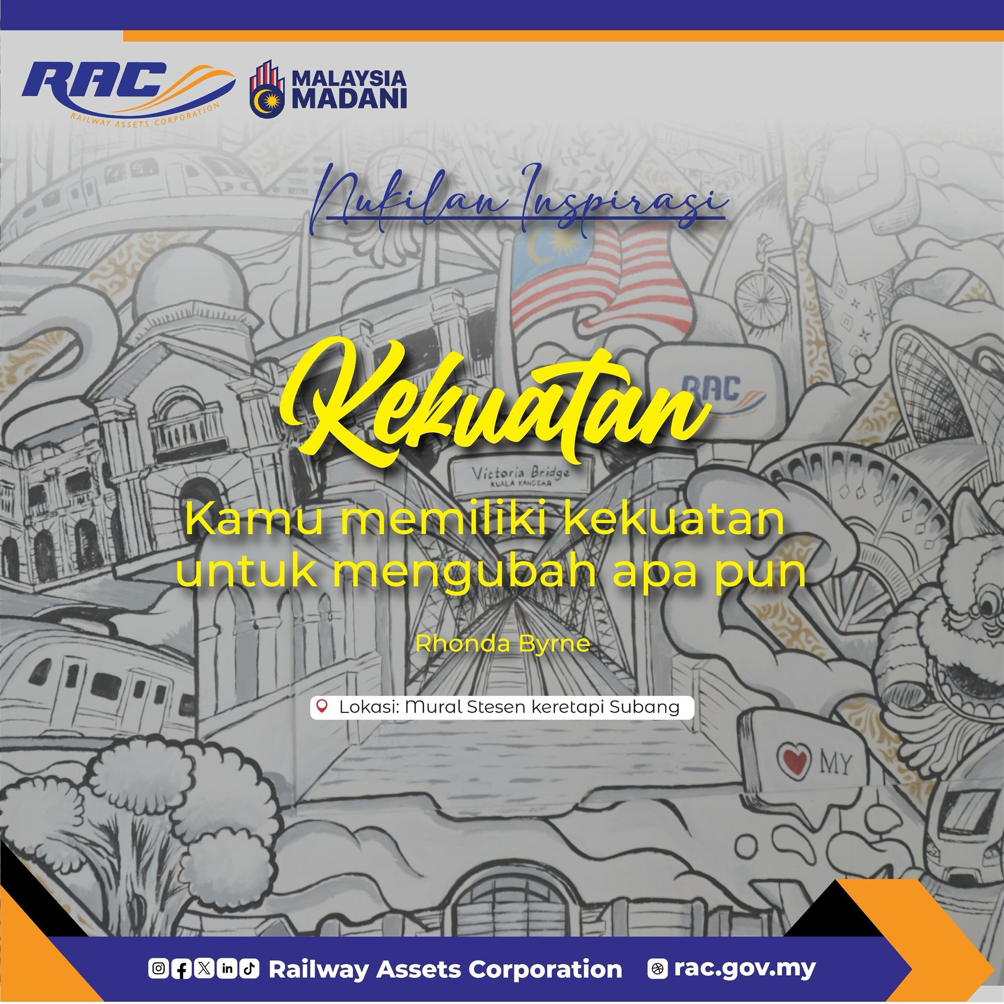 Railway - NUKILAN INSPIRASI “Kekuatan tidak datang daripada kemampuan ...
