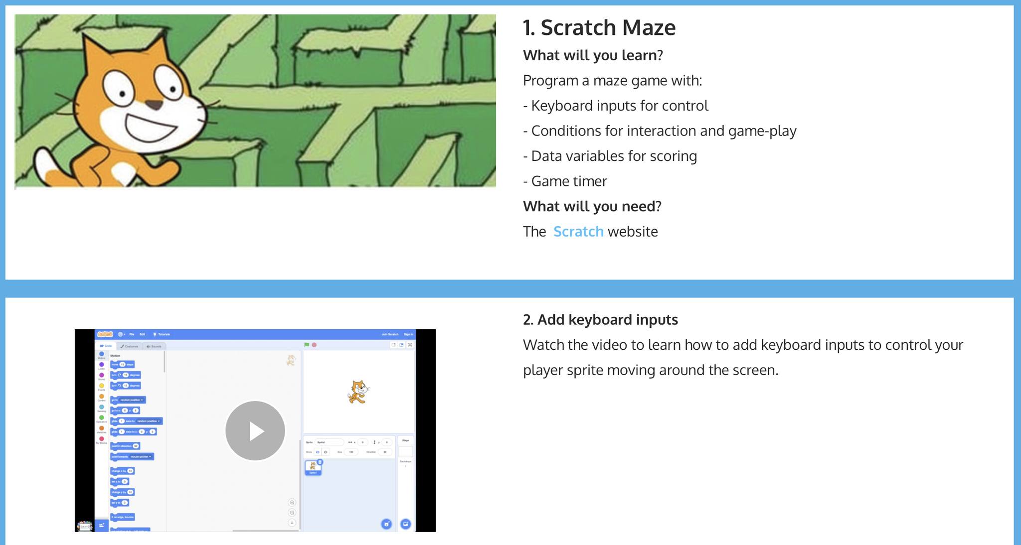 ILearn2 - FREE Year 5 Scratch Maze Pupil Activity Pack: Video tutorials ...