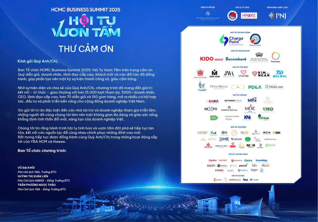 HCMC Business Summit 2025 | Ho Chi Minh City