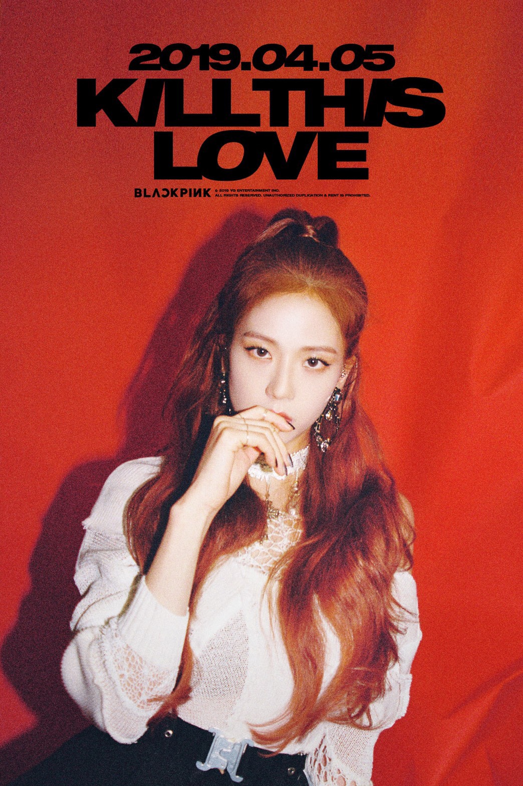 BLACKPINK 'KILL THIS LOVE' JENNIE COMEBACK TEASER POSTER ✓ 2019.04.05