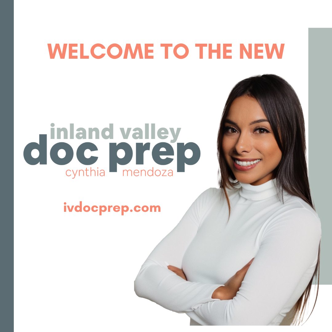 This is the NEW Inland... - IV Doc Prep - Cynthia Mendoza