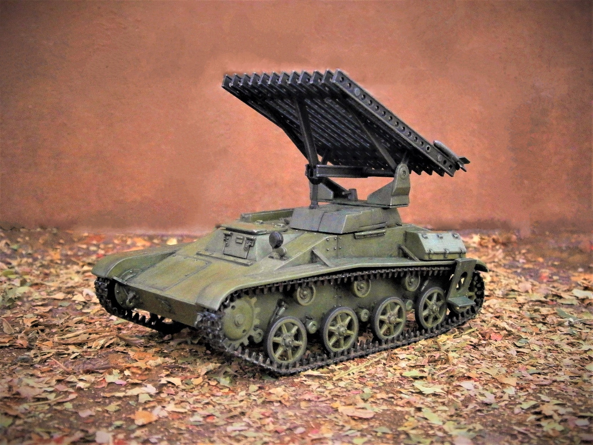 PLAST Aero BM-8-24ロケットキャリア 海外プラモデル BM-8-24 — light-caliber Soviet multiple launch rocket system