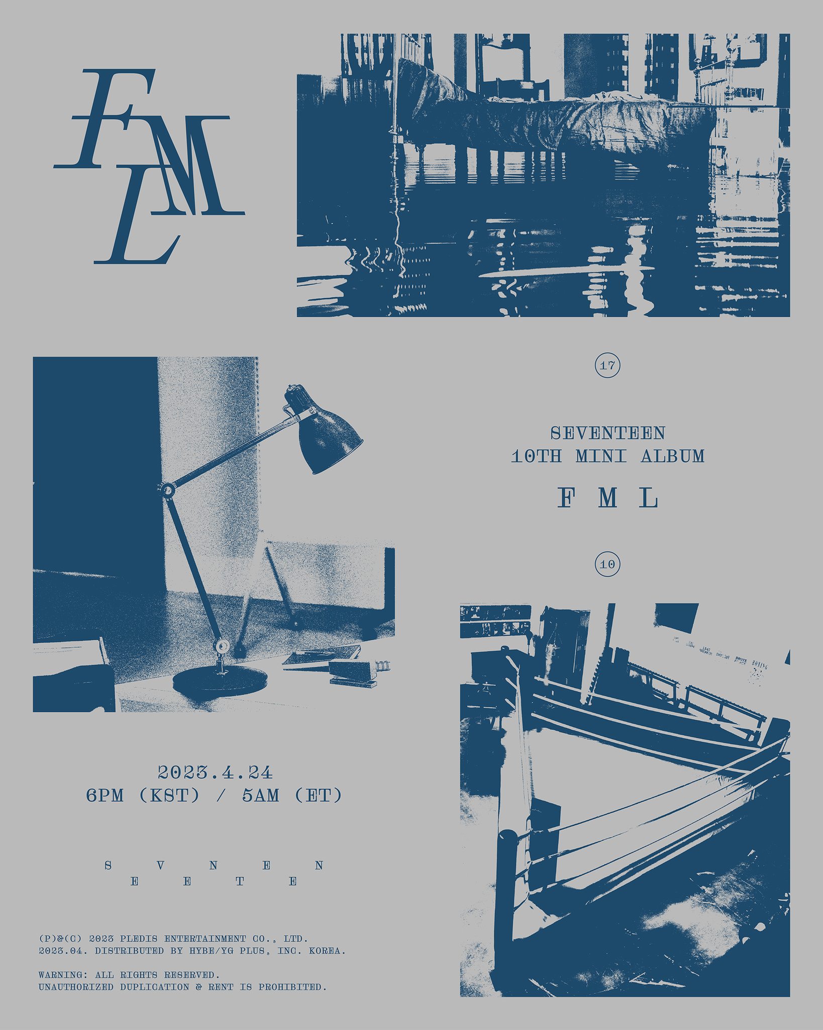 SEVENTEEN (세븐틴) 10th Mini Album 'FML' ☁️ 2023.04.24 6PM (KST