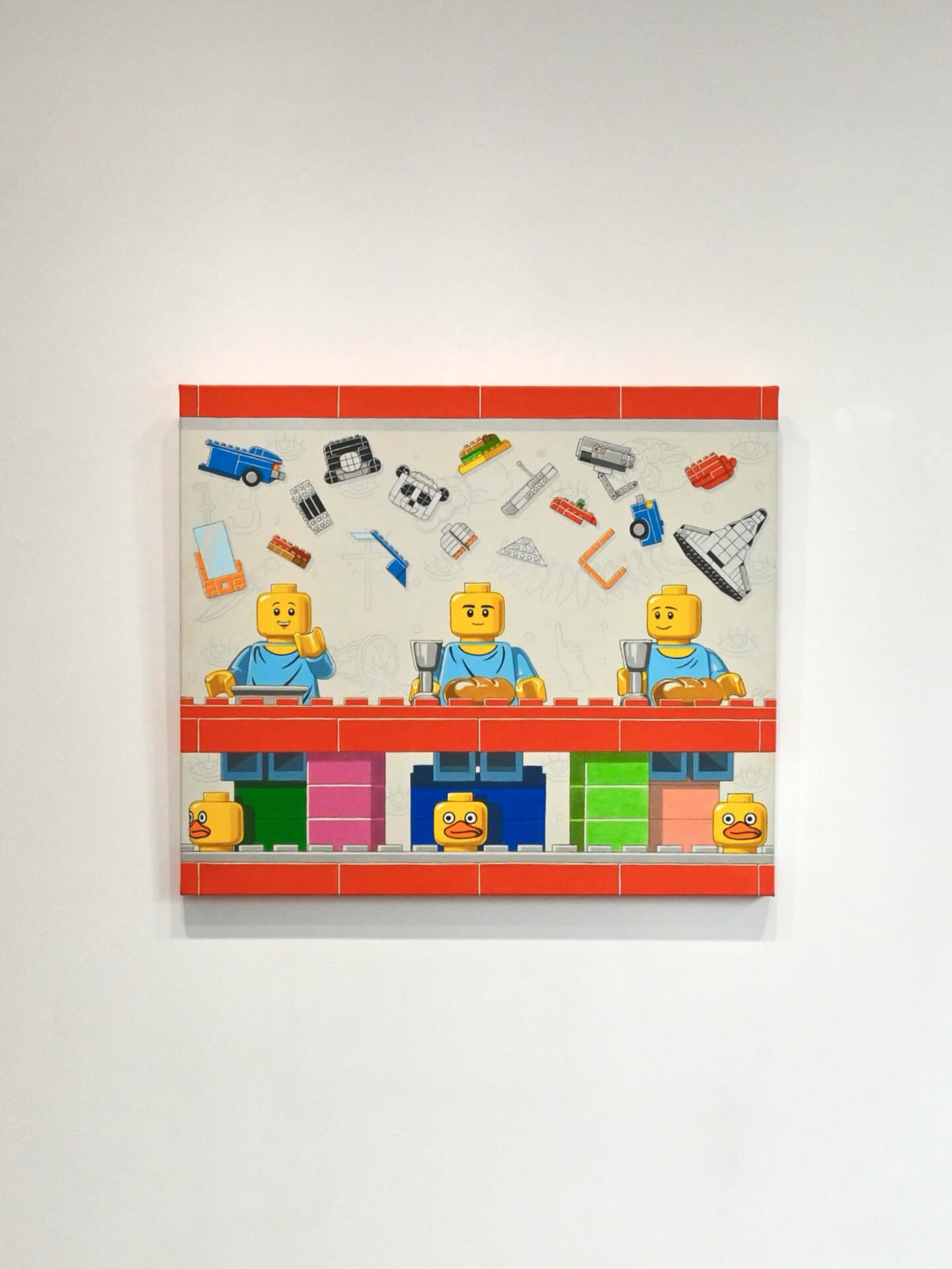 SKY SOLO EXHIBITION –Point of View― 1.「At the table」F10号