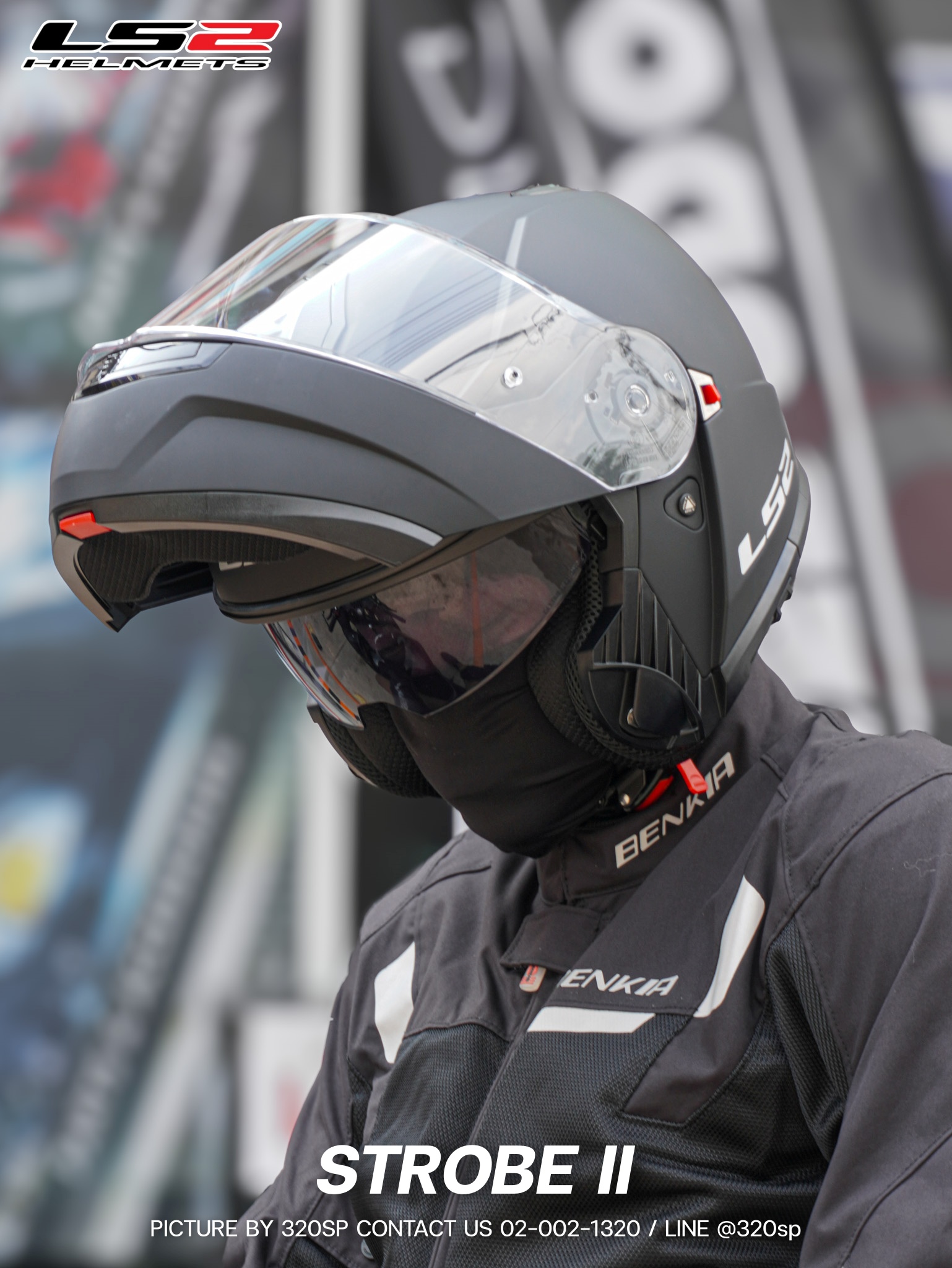 320 SP - หมวกกันน็อค LS2 รุ่น FF908 STROBE II...