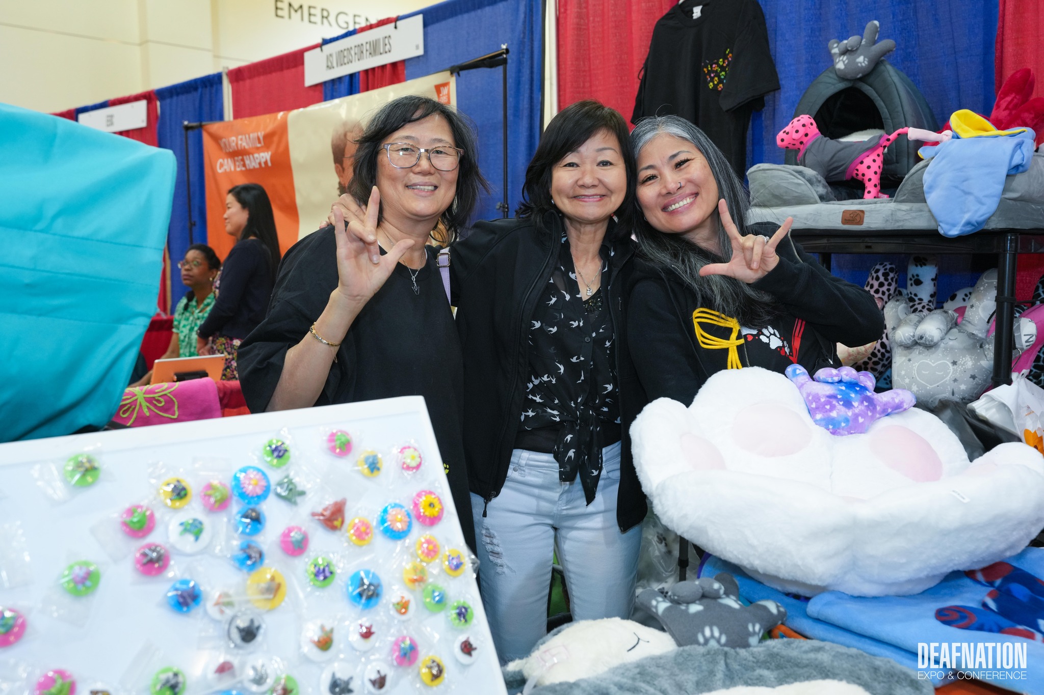 DeafNation - Rosie's ILY exhibitor booth, where love and inclusivity ...