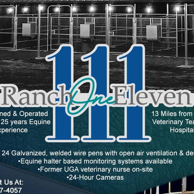 Ranch One Eleven Equine Medical Boarding | Colbert GA