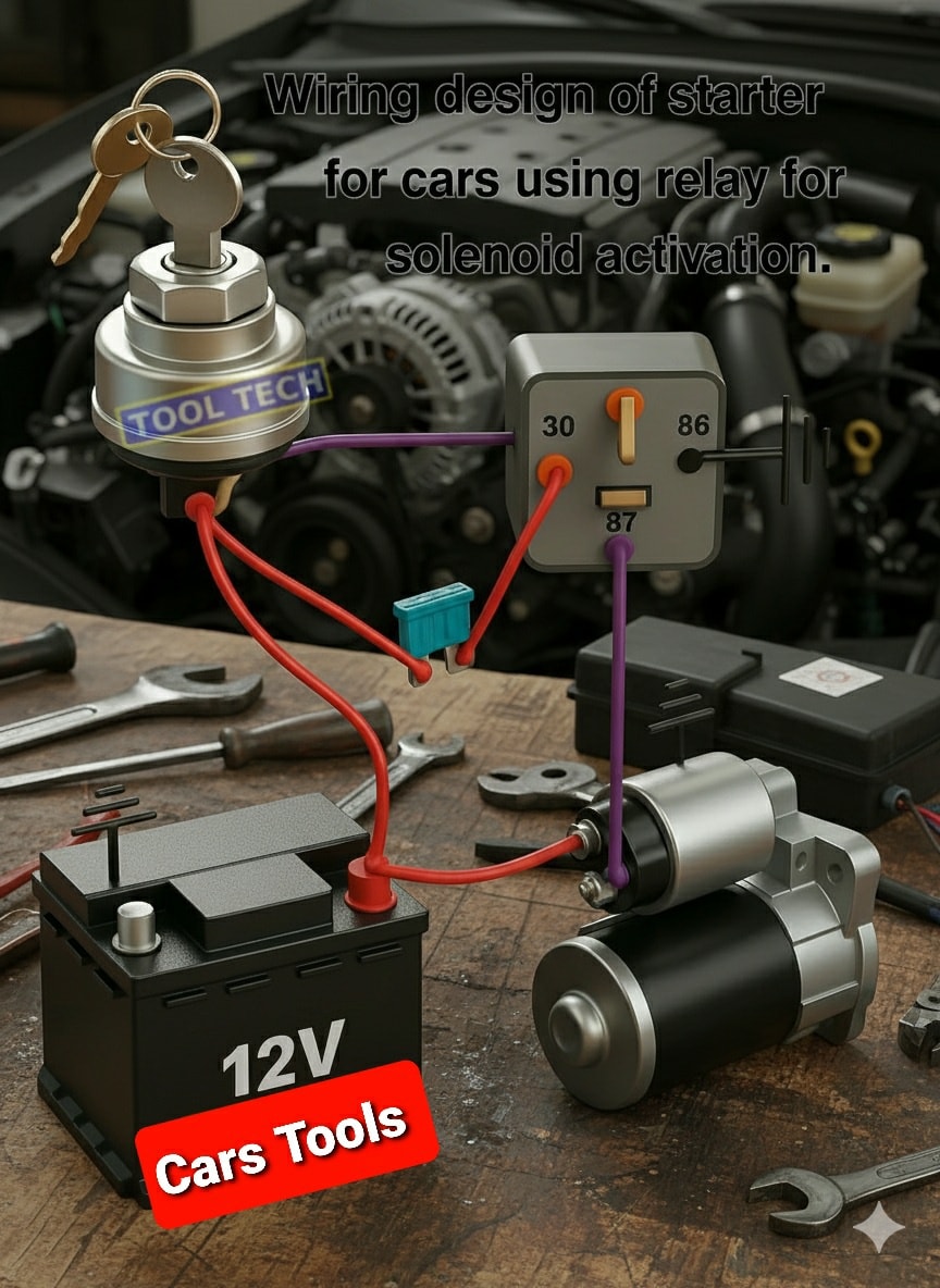 Cars - 🔥🔧 Car Starter Relay Wiring Made Simple! 🔧🔥 🚗🔋 Boost your car’s ...