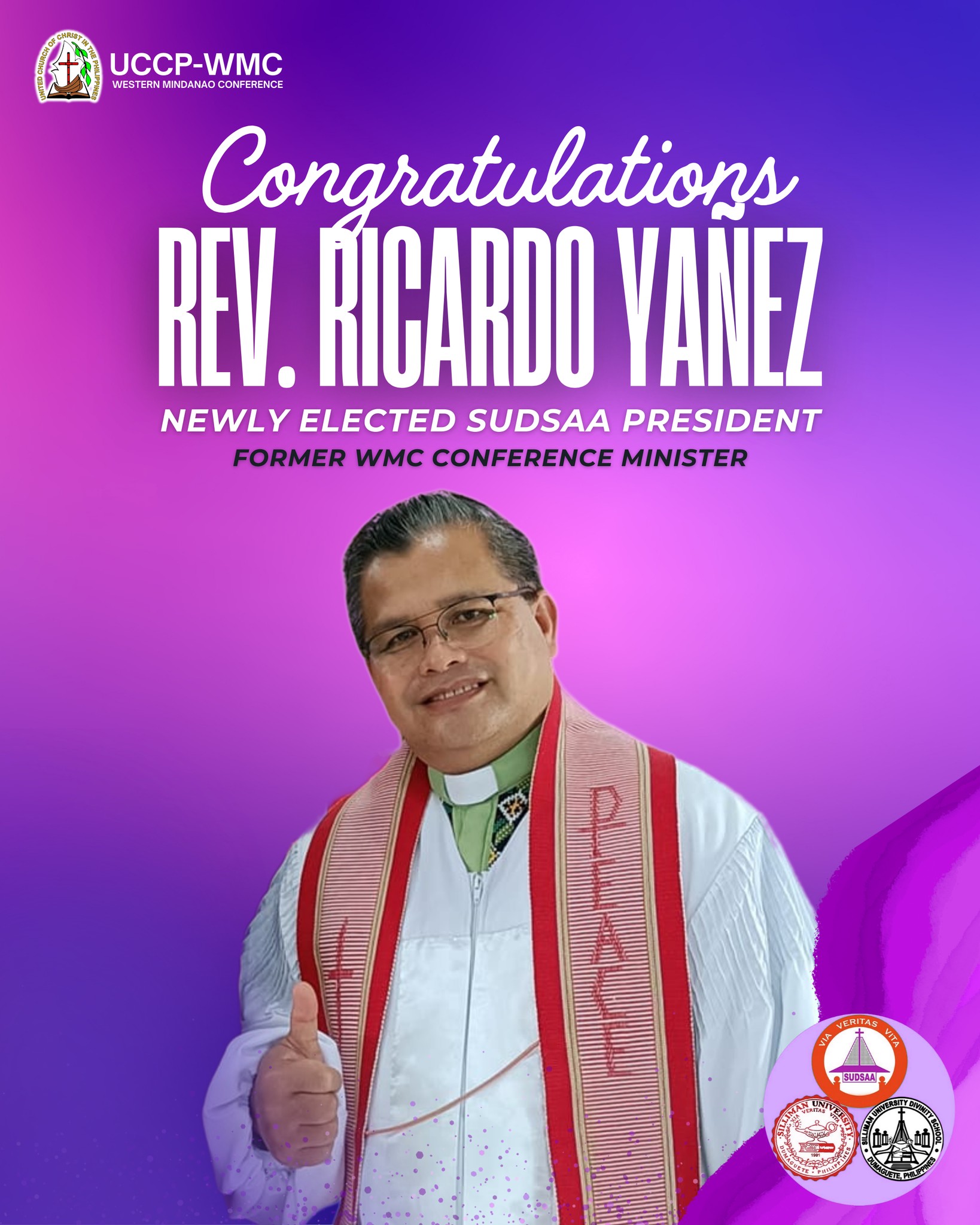 UCCP - Congratulations, Rev. Ricardo Yañez! 🎉 We extend our heartfelt ...
