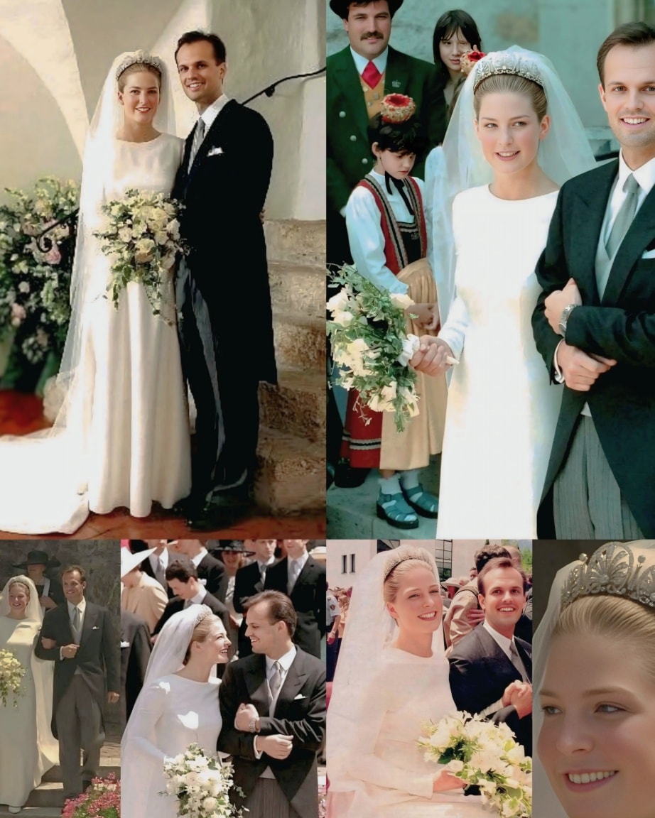 ✨ A Royal Love Story That Transcends Borders and Time ✨ On this beautiful day in 2000, Prince Maximilian of Liechtenstein and Angela Gisela Brown tied the knot in a heartfelt ceremony