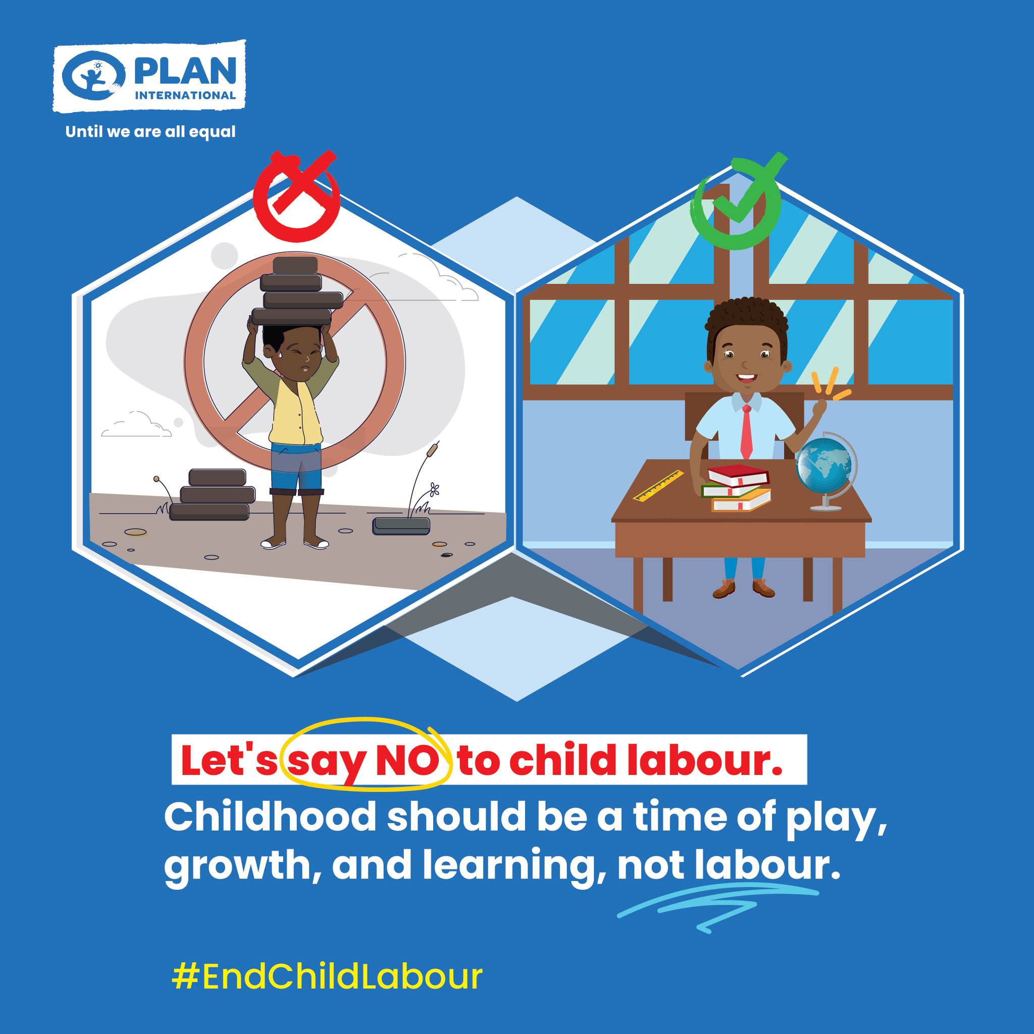🚫 Say NO to child labour!... - Plan International Rwanda