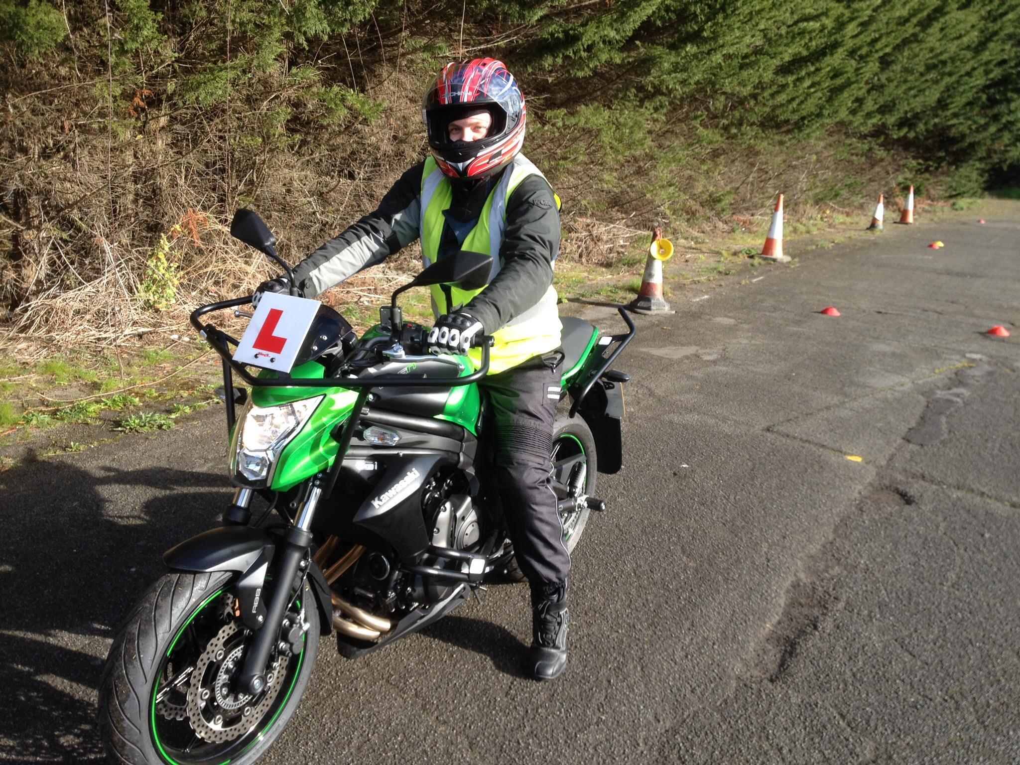 Jay during... - Phoenix SW Ltd motorcycle training Wells