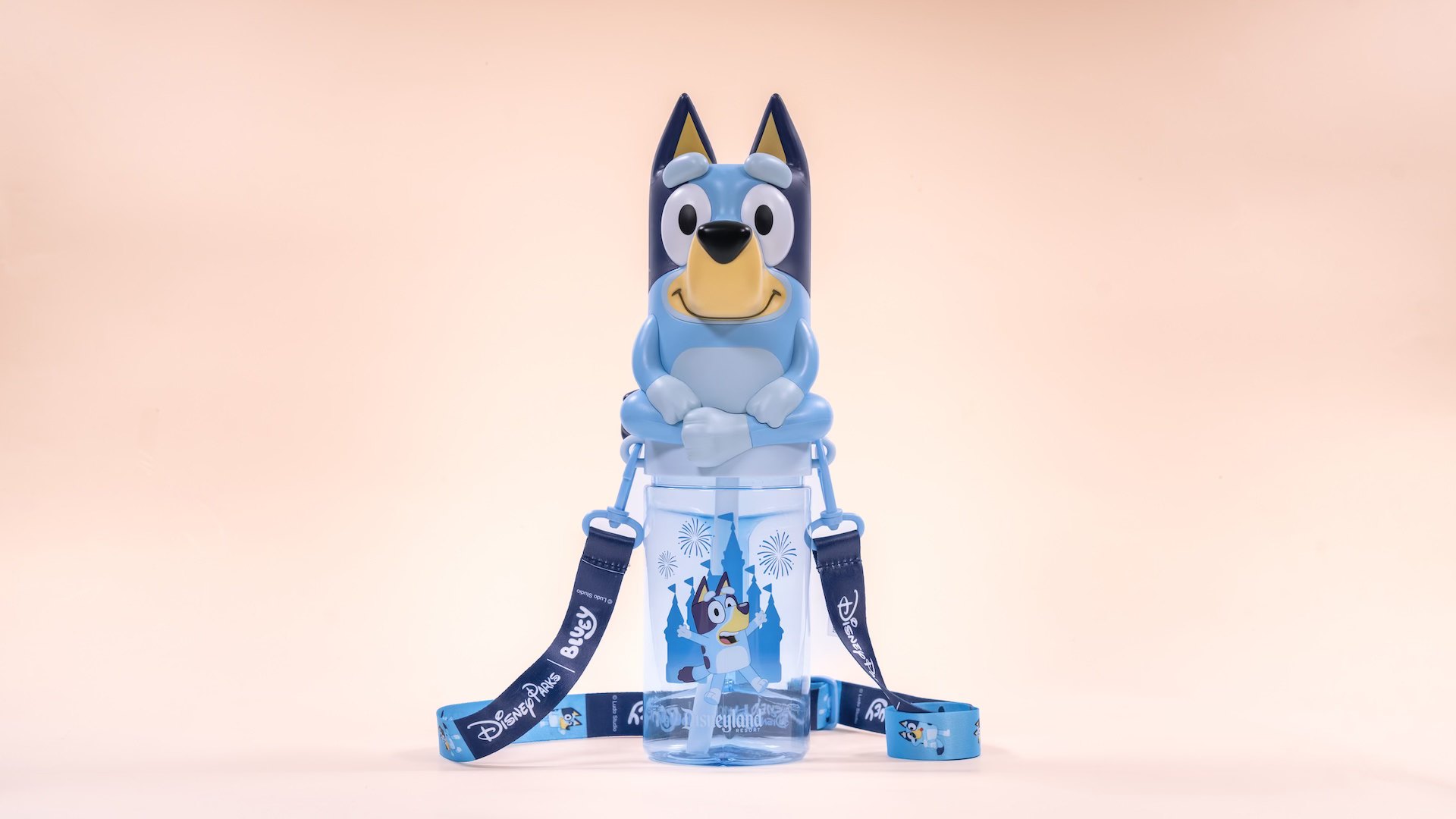 A Bluey themed sipper and popcorn bucket are coming to the