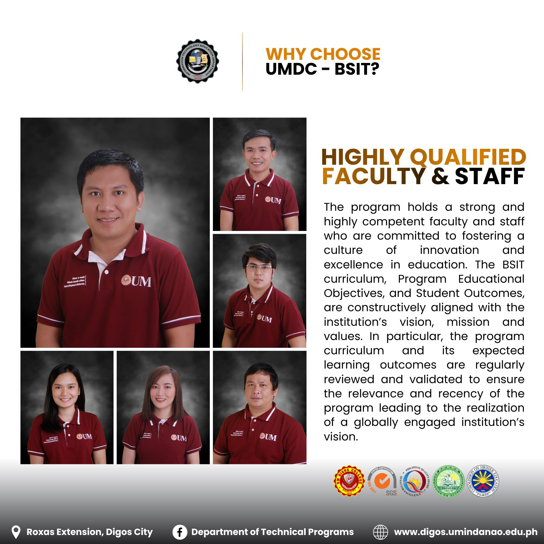 Department of... - Department of Technical Programs - UMDC