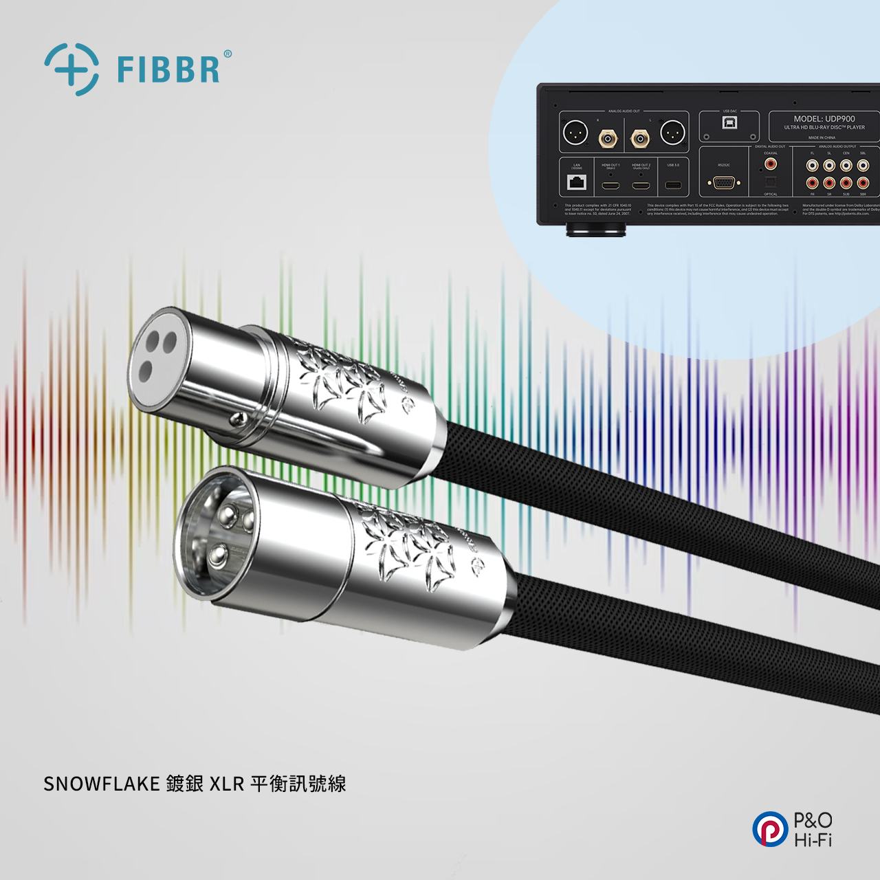 【FIBBR Snowflake 鍍銀 XLR 平衡訊號線】... - P&O Hi-Fi Audio/Visual | Facebook