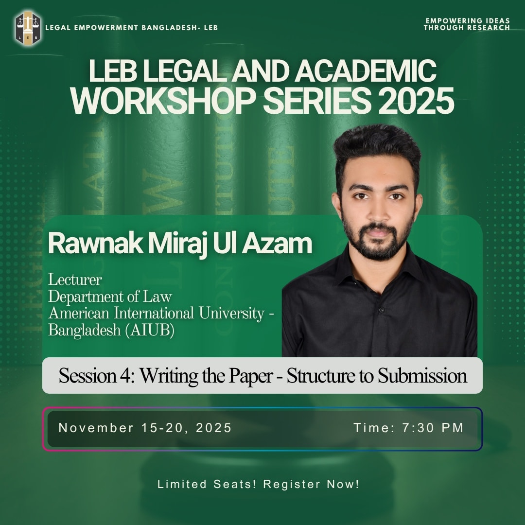 We are delighted to... - Legal Empowerment Bangladesh - LEB | Facebook