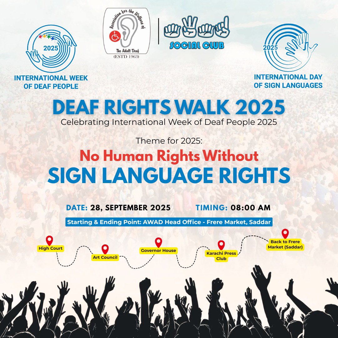 Association - Come join us for the Deaf Rights Walk 2025! 🤟🏼 Let's ...