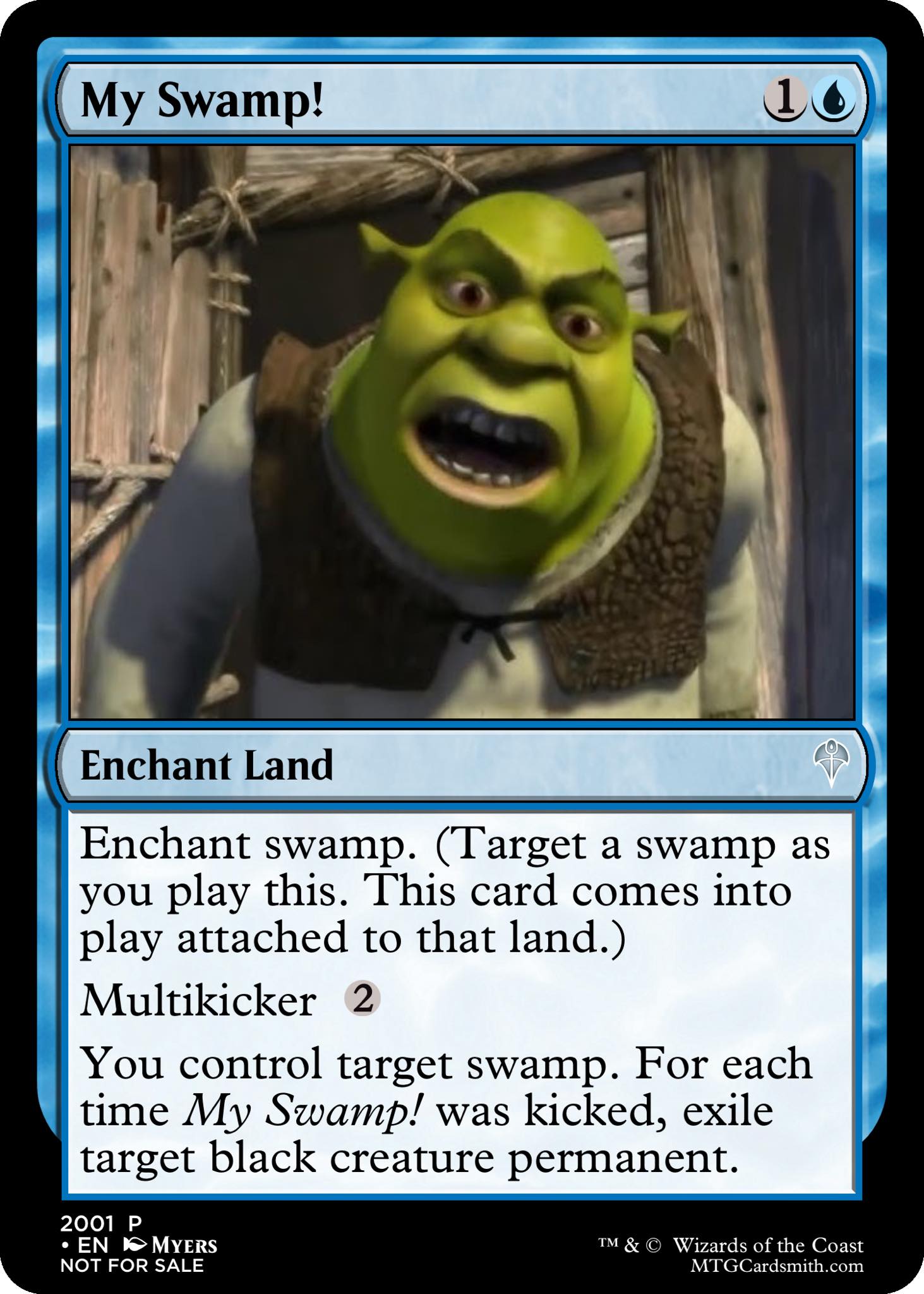 shrek mtg card Custom Deck Shriek of Dread | Magic: