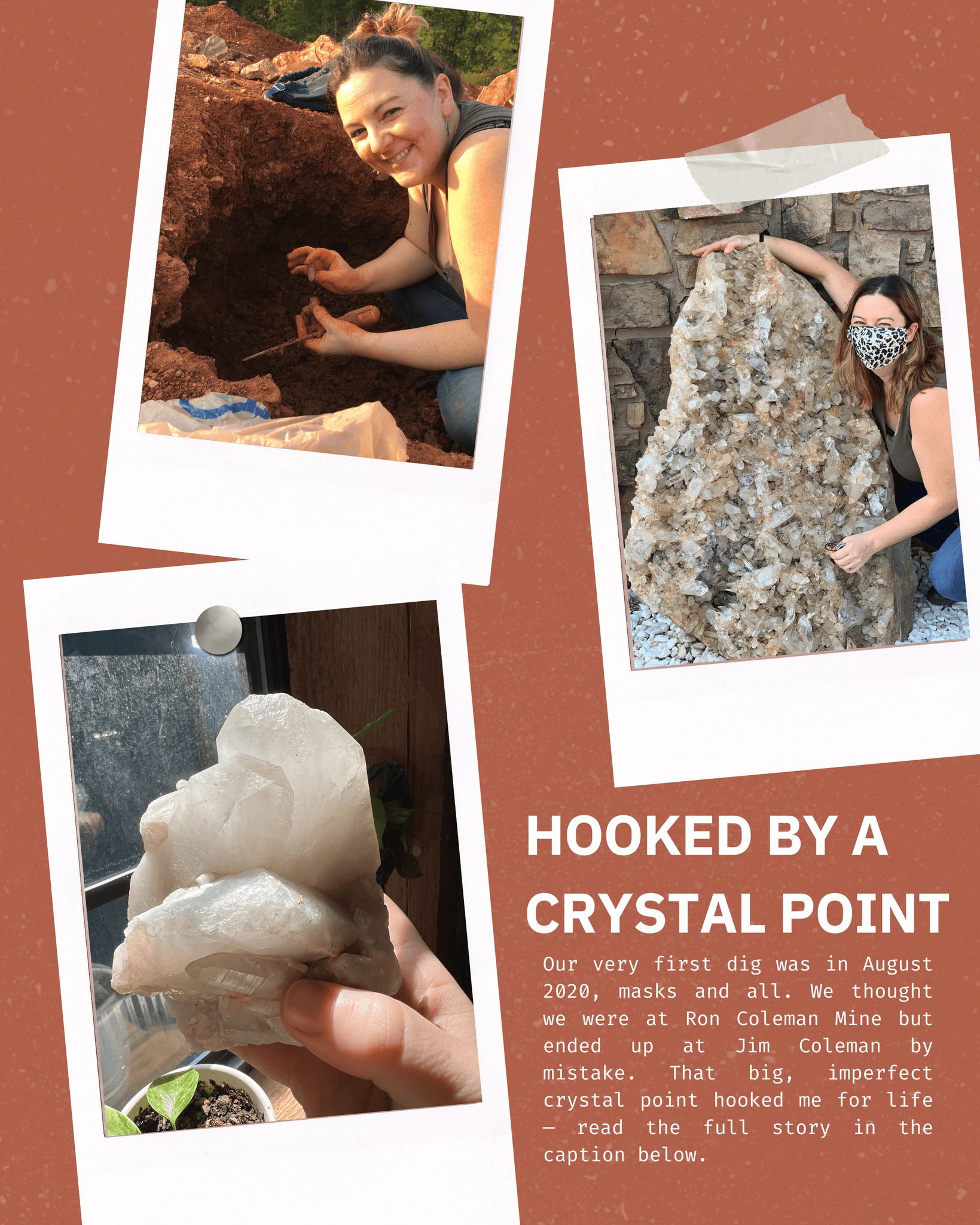 “My Favorite Mine Memory” For my... - Arkansas Crystal Girls | Facebook