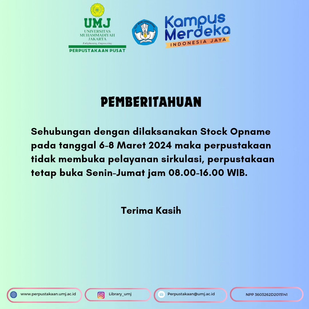 UMJ Library | Tangerang