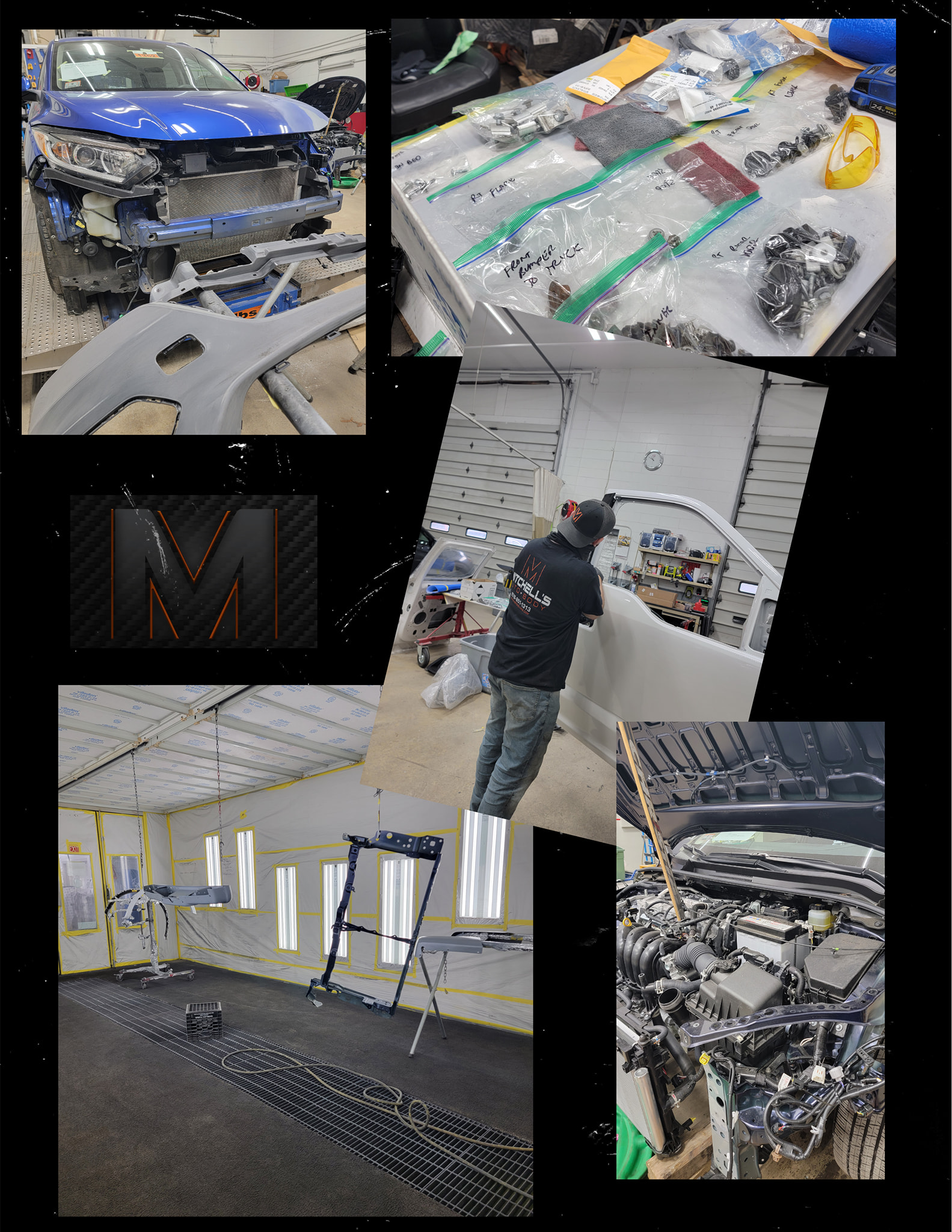 A glimpse inside the shop 👀 - Mitchell's Auto Body Tewksbury | Facebook