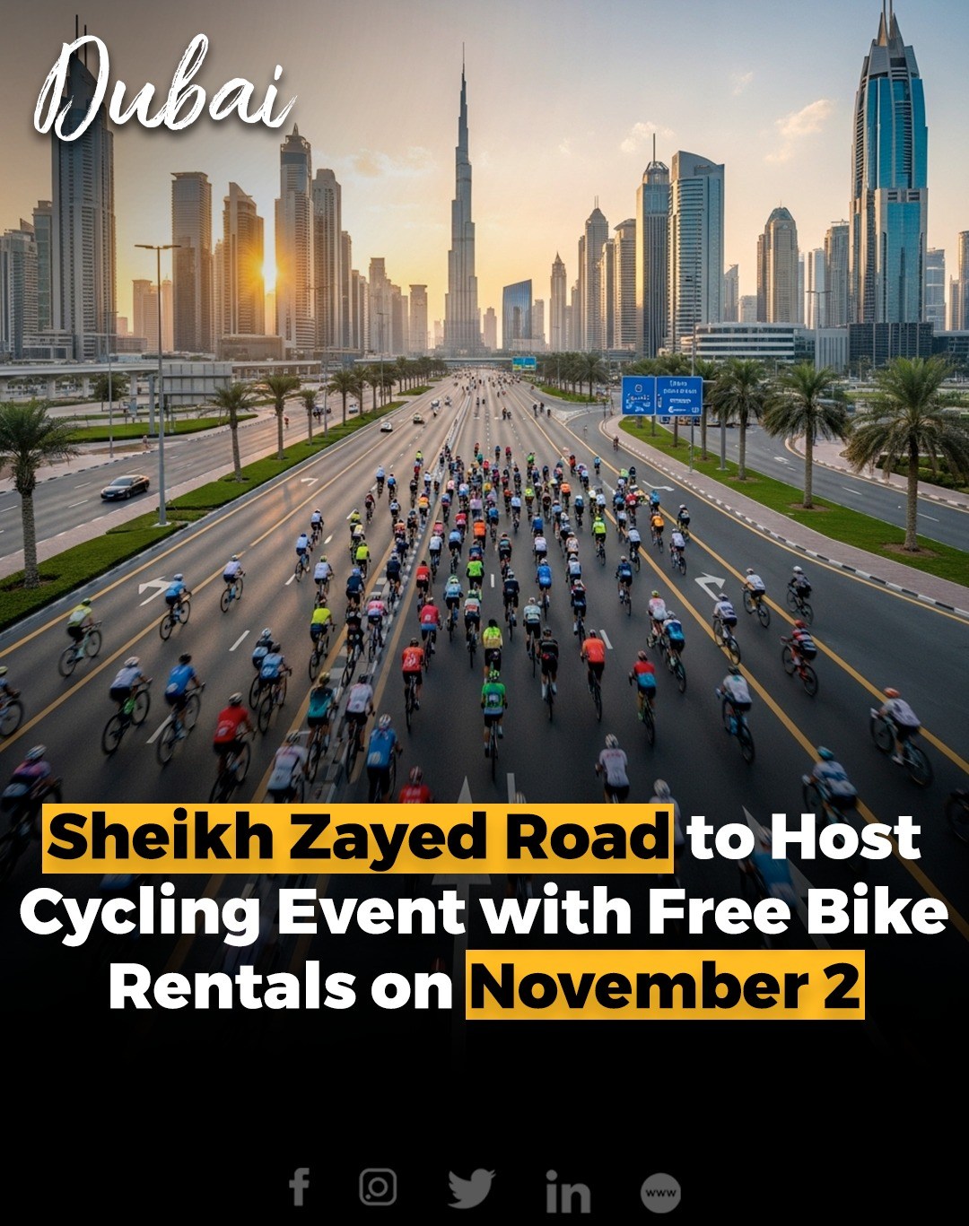 Startup - Dubai Ride 2025 returns on November 2, transforming Sheikh ...