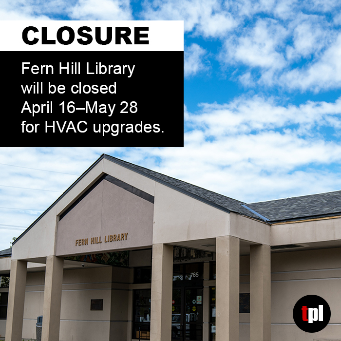 ️ Fern Hill Library will be... - Tacoma Public Library | Facebook