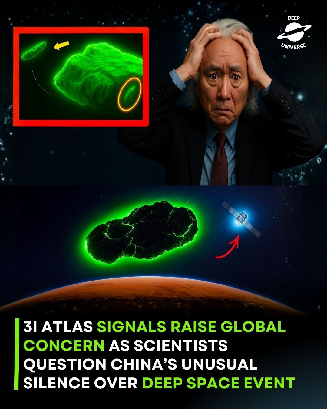 Deep - A mysterious signal detected by the 3I/ATLAS observatory has ...