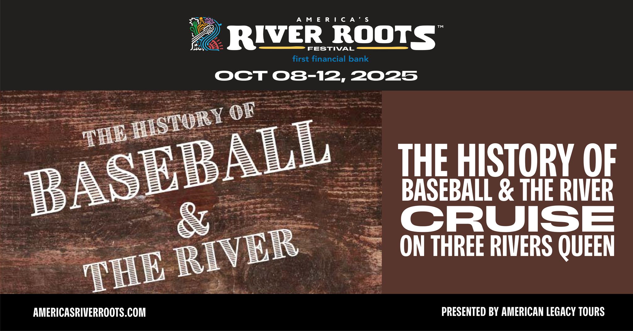 October 8th- The History of Baseball & The River Sightseeing Cruise