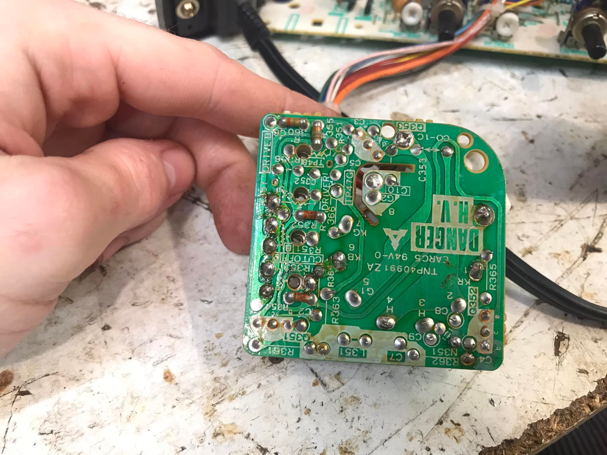 Vintage Panasonic Ranger 505 TV restoration
