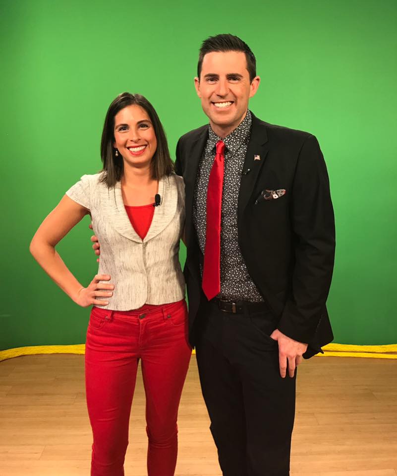 Jessob Reisbeck - CBS58 News Anchor - Rachael & Reisbeck Rocking Red ...