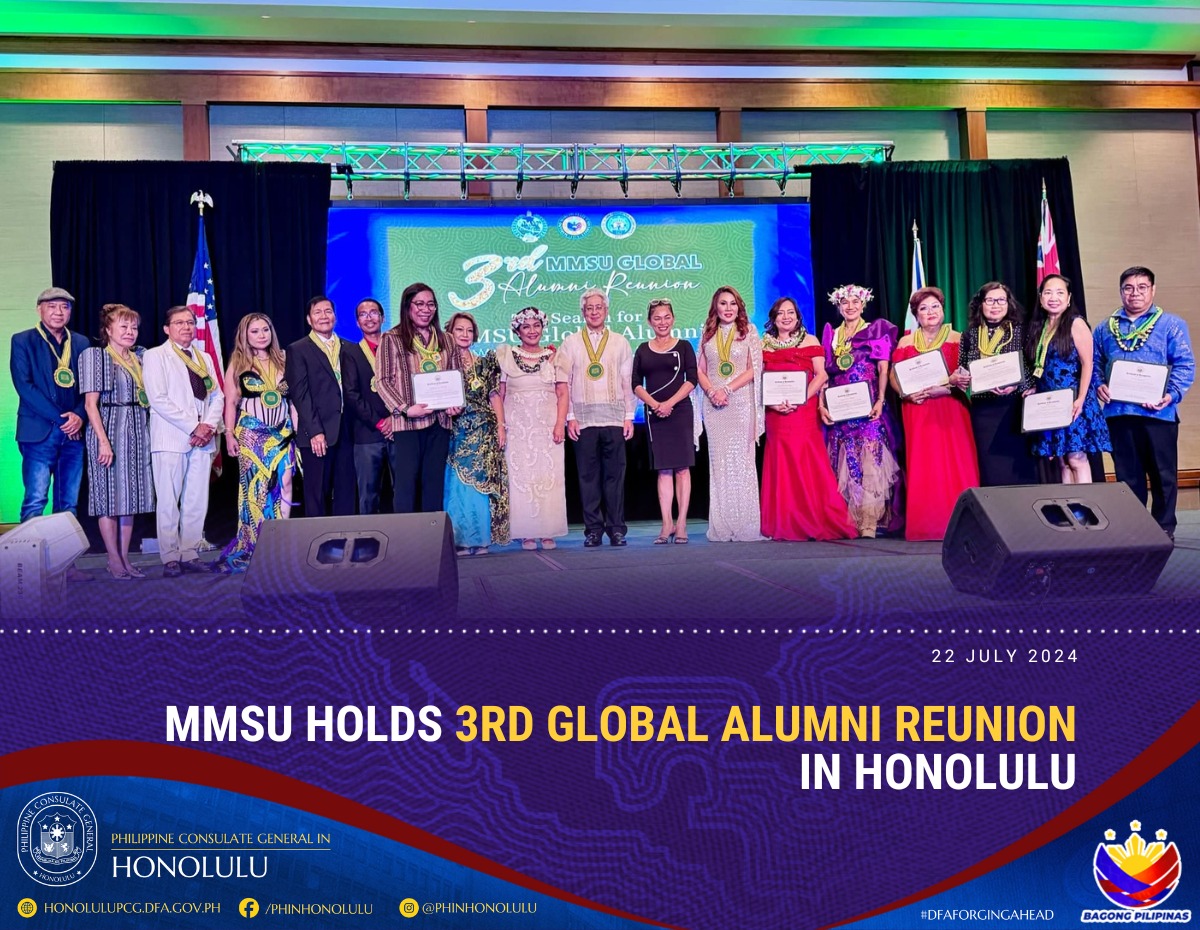 Philippine - MMSU HOLDS 3RD GLOBAL ALUMNI REUNION IN HONOLULU https ...