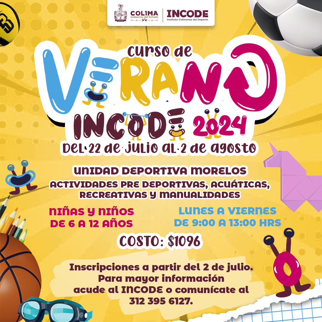 Gobierno Colima - ¡El Curso de Verano Incode 2024 ya está... | Facebook