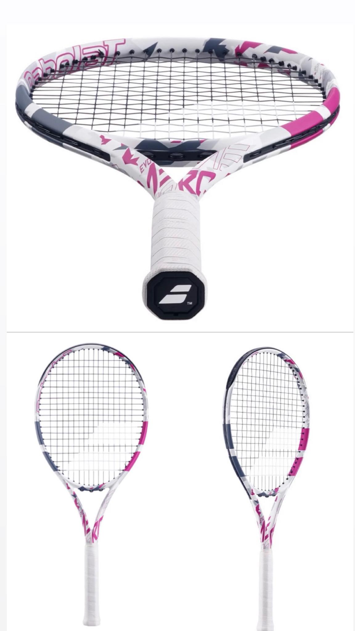 Babolat EVO AERO PINK 新品（旧モデル） G1 Babolat Evo Aero Pink