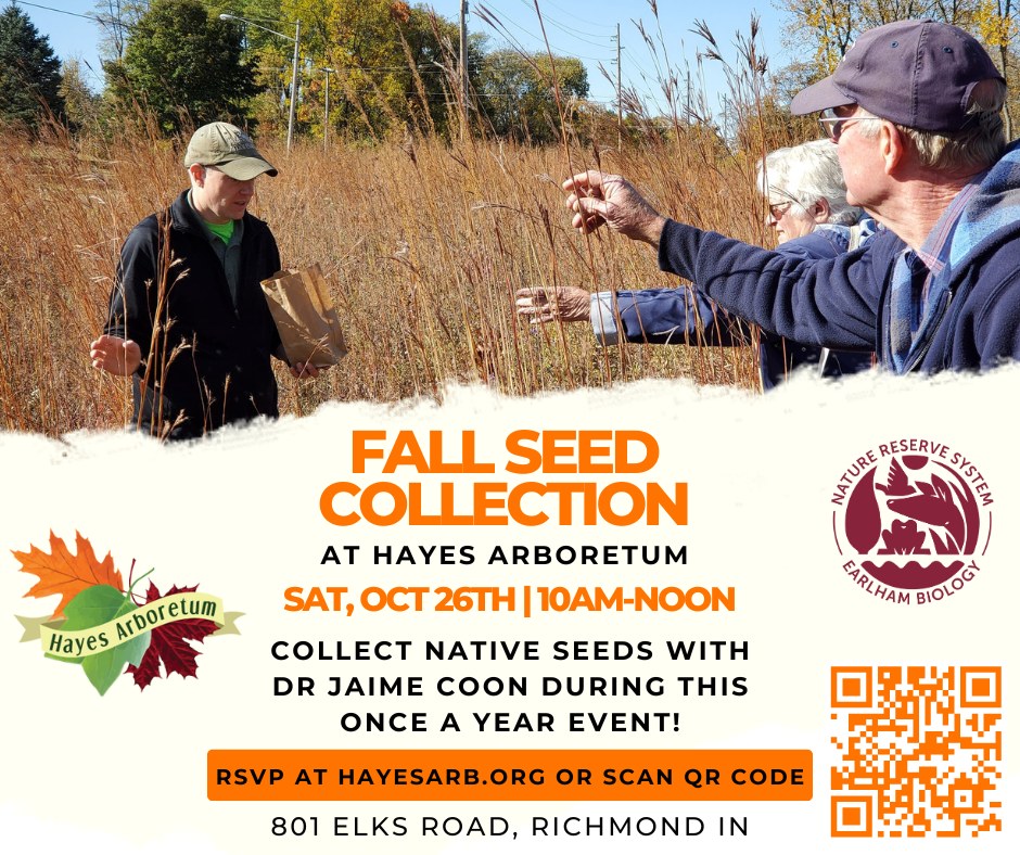 Fall Seed Collection at Hayes Arboretum
