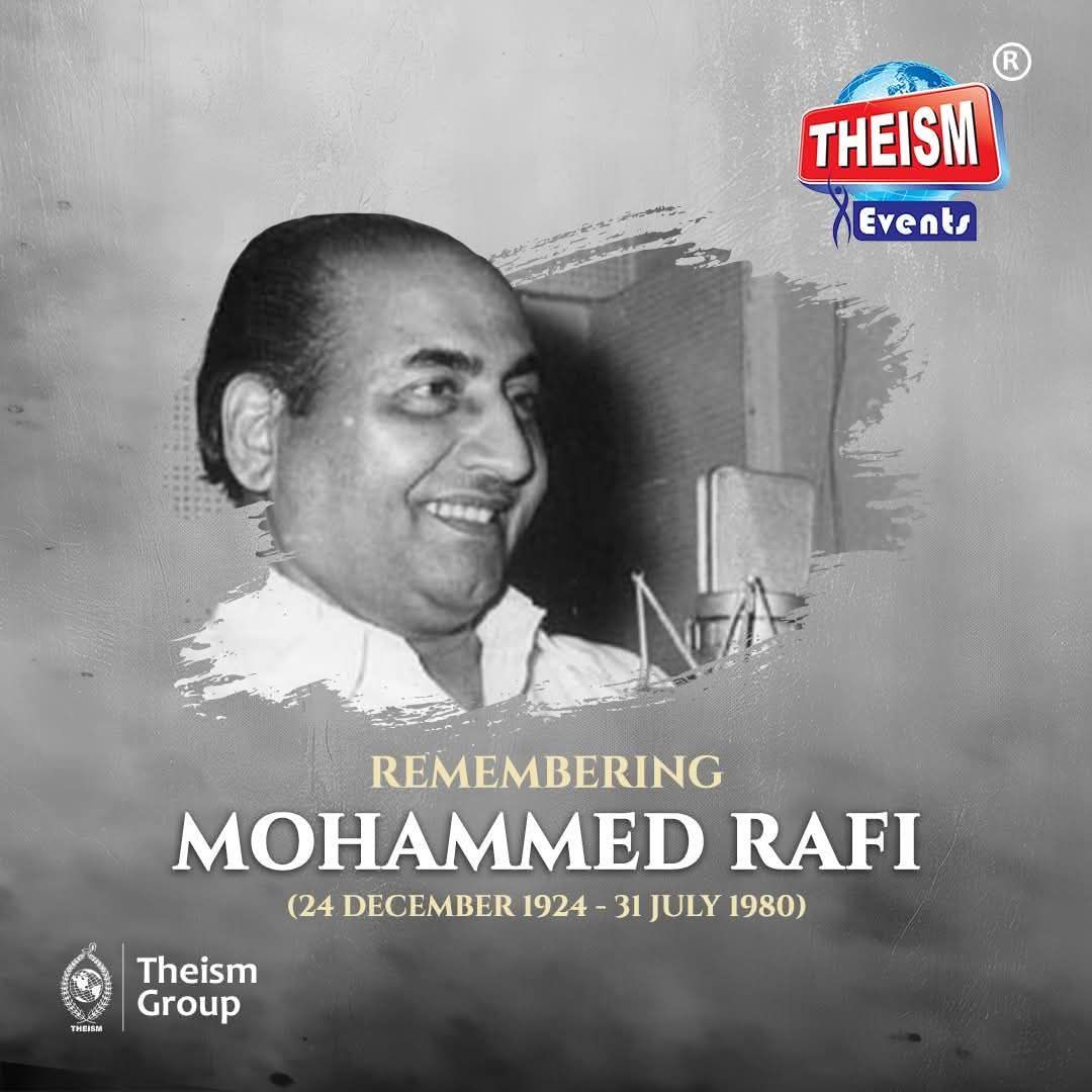 Remembering the legend Mohammed Rafi... - Theism Events India | Facebook